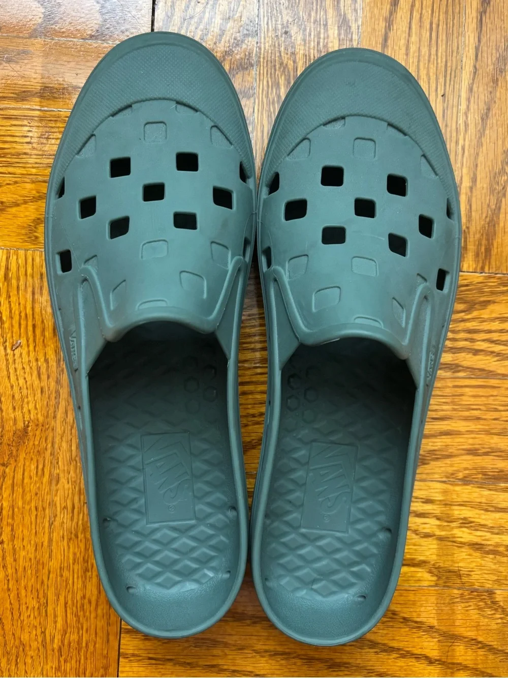 Vans Trek Slip-On Mule Clogs Olive Slate Green Men’s Size 10